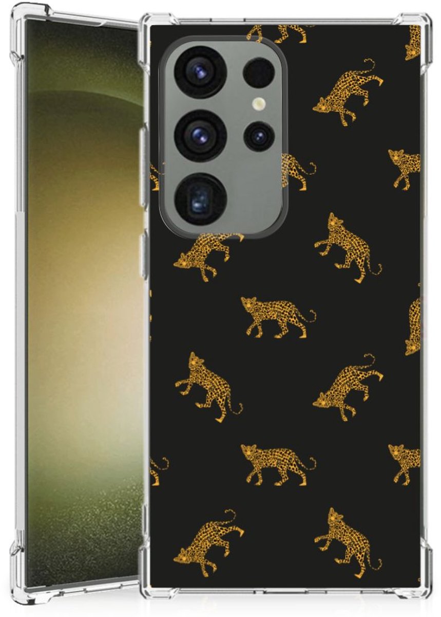 Case Anti-shock voor Samsung Galaxy S24 Ultra Leopards