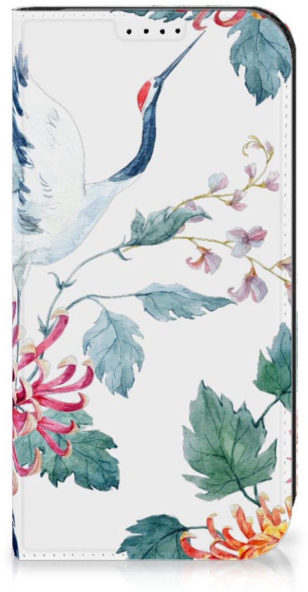 iPhone 15 Pro Hoesje maken Bird Flowers