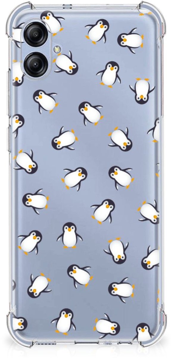 Doorzichtige Silicone Hoesje voor Samsung Galaxy A04e Pinguïn