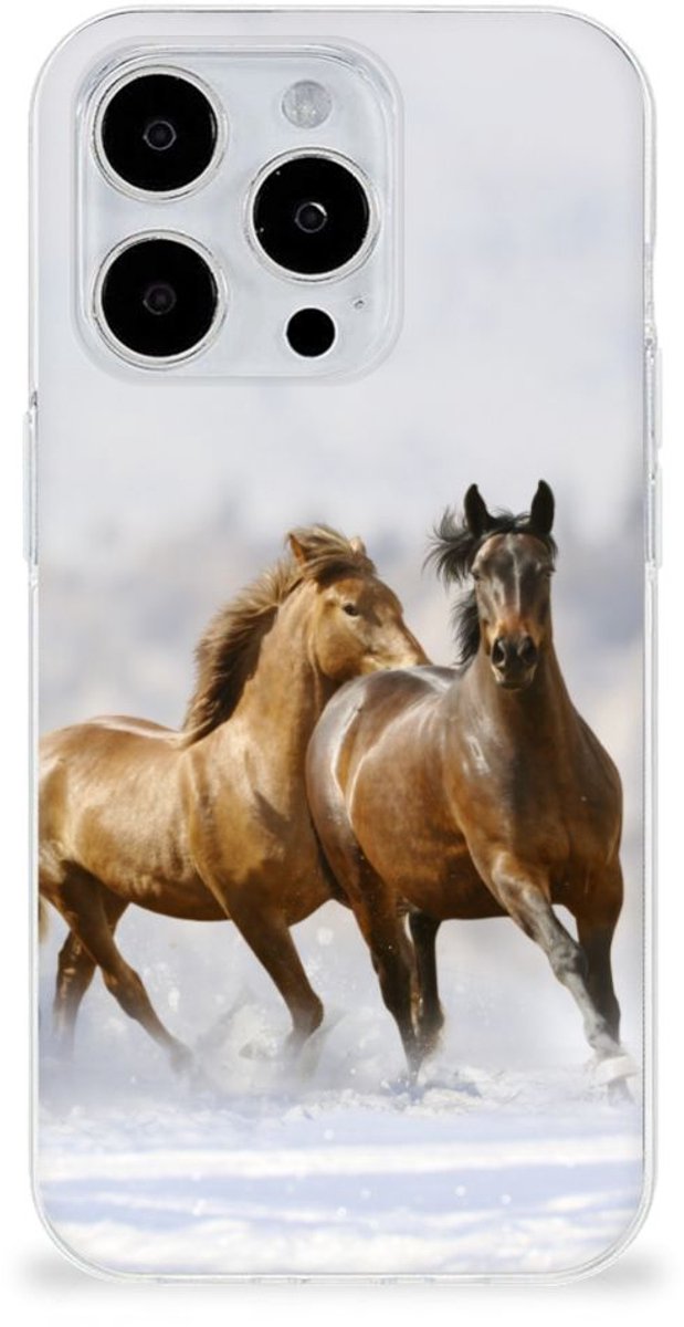 iPhone 15 Pro Max TPU Hoesje Paarden