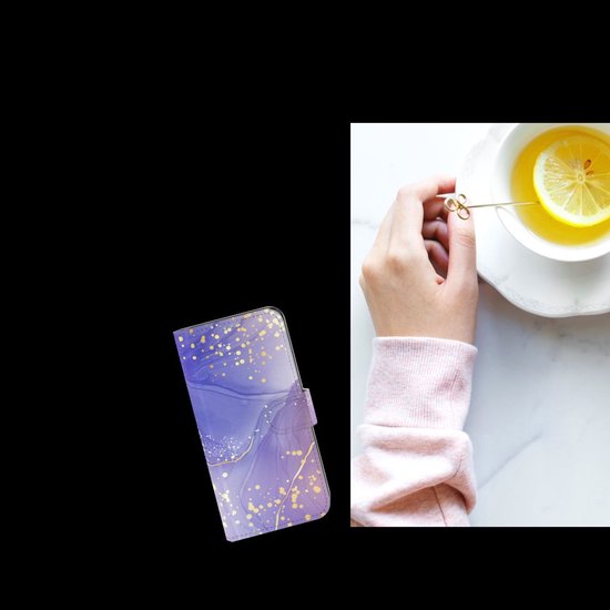 Coque pour Samsung Galaxy A52 Aquarelle Violet
