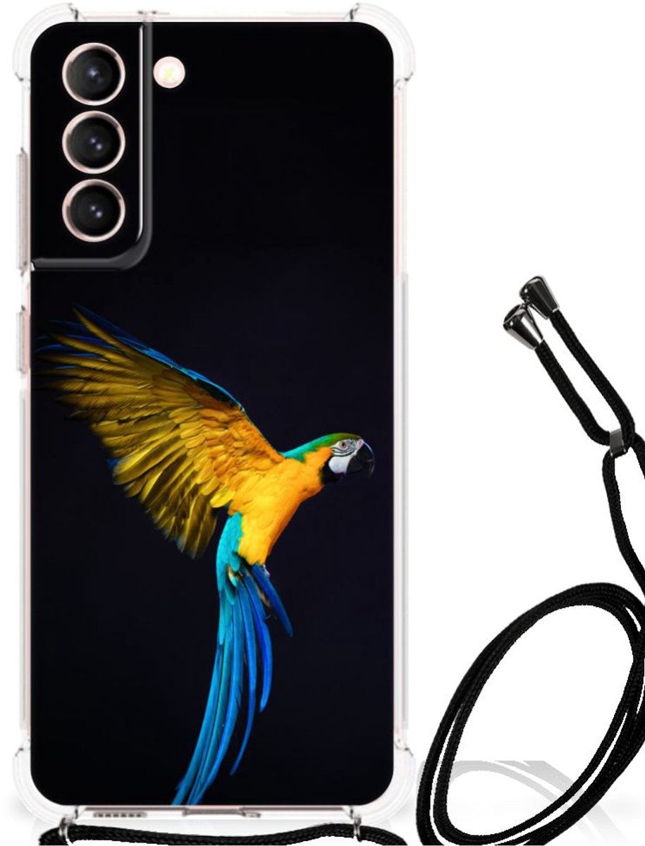 Samsung Galaxy S21 FE Case Anti-shock Papegaai