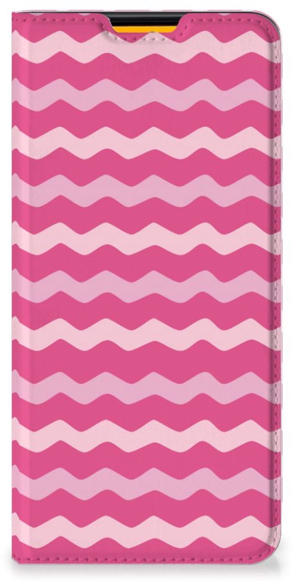 Samsung Galaxy M52 Hoesje met Magneet Waves Pink