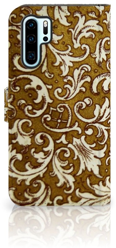 Coque Téléphone Huawei P30 Pro Coque avec pour Baroque Or