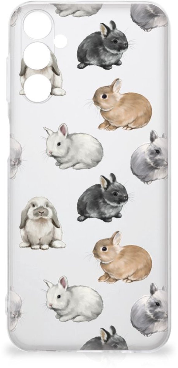 TPU Hoesje voor Samsung Galaxy M14 Konijntjes