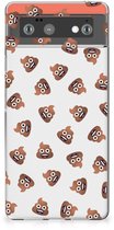 TPU bumper voor Google Pixel 6 Poep Emojis