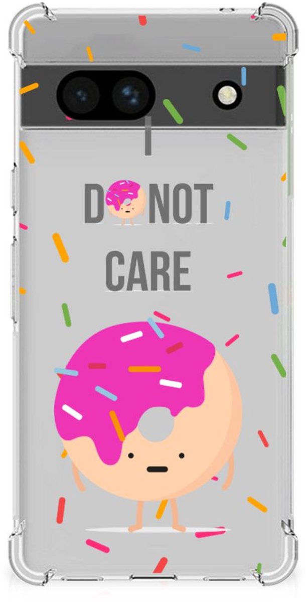 Back Cover voor Google Pixel 7A Beschermhoes Donut Roze