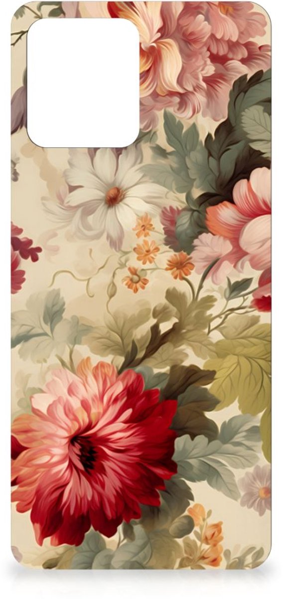 TPU Case voor Motorola Moto G72 Bloemen