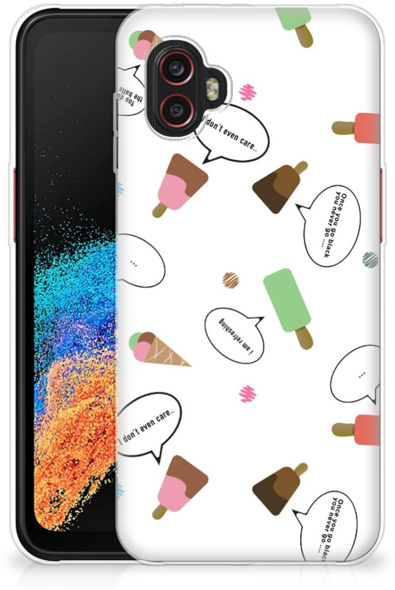 TPU Hoesje voor Samsung Galaxy Xcover 6 Pro Siliconen Case IJsjes