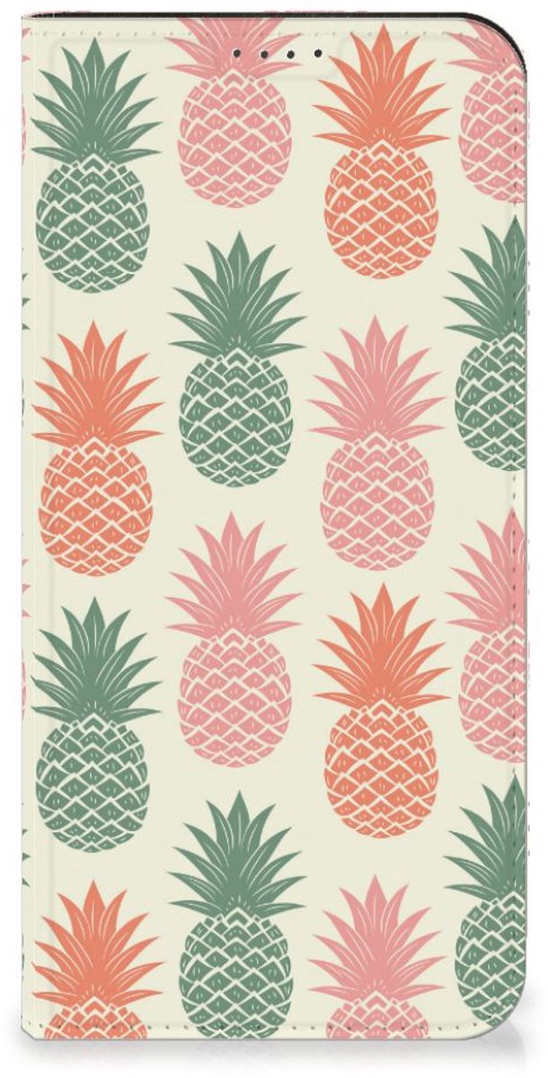 Standcase Hoesje voor Fairphone 5 Flip Style Cover Ananas