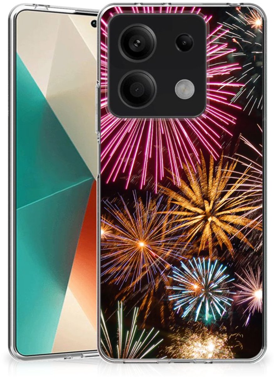 Xiaomi Redmi Note 13 5G Silicone Back Cover Vuurwerk