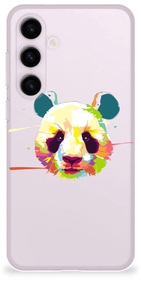 Samsung Galaxy S24 Plus Telefoonhoesje met Naam Panda Color