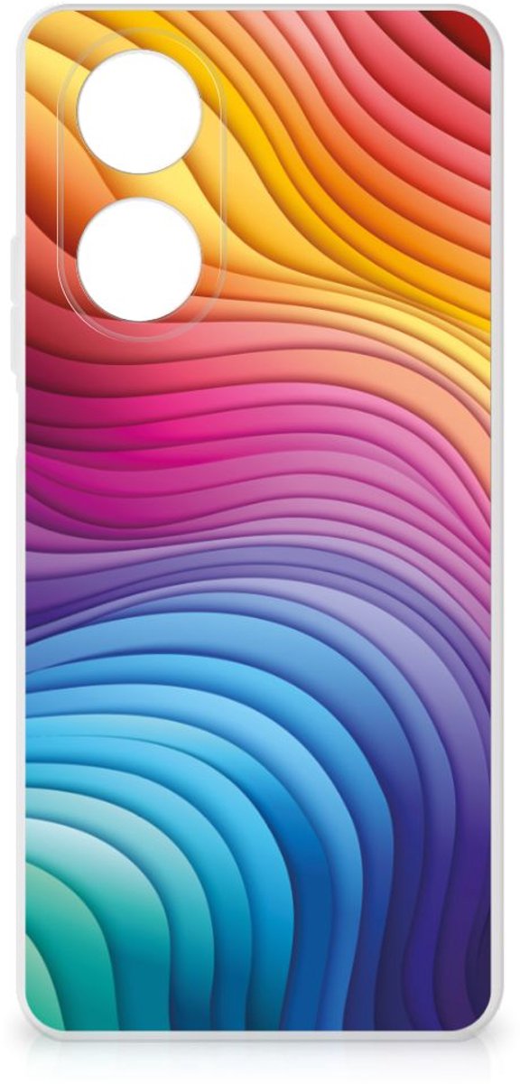 TPU Hoesje voor OPPO A58 4G Regenboog