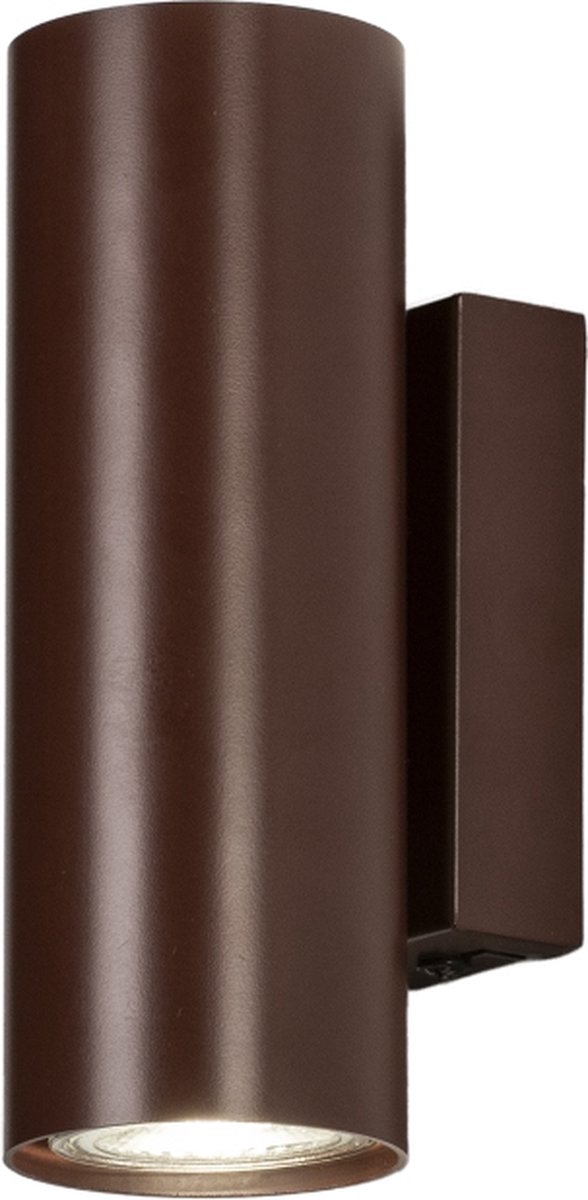 Lumidora Wandlamp 74997 - Voor binnen - VELORETTI - 2 Lichts - GU10 - Rood - Bruin - Metaal