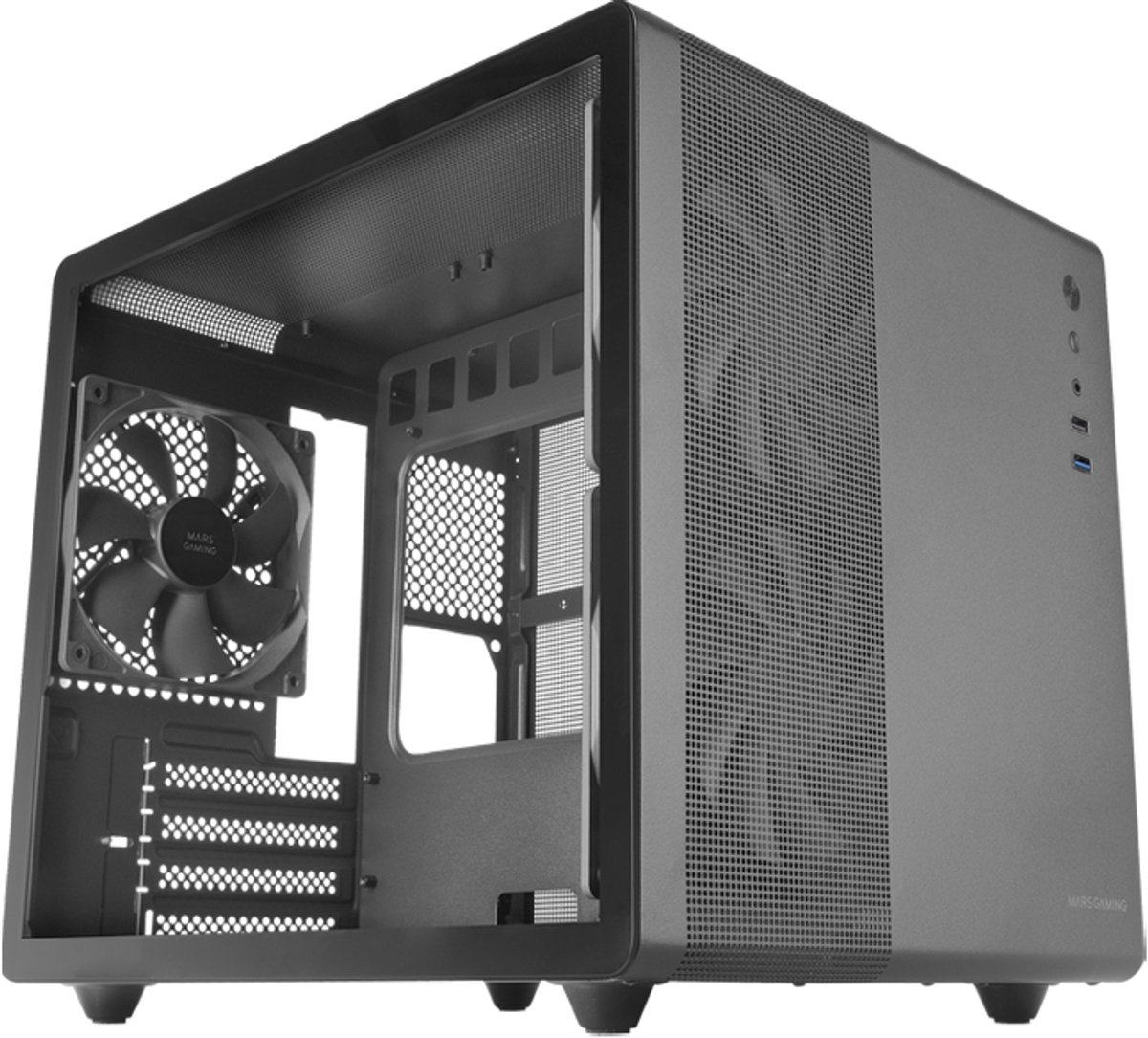 Mars Gaming MC-MPRO Mini Tower Zwart