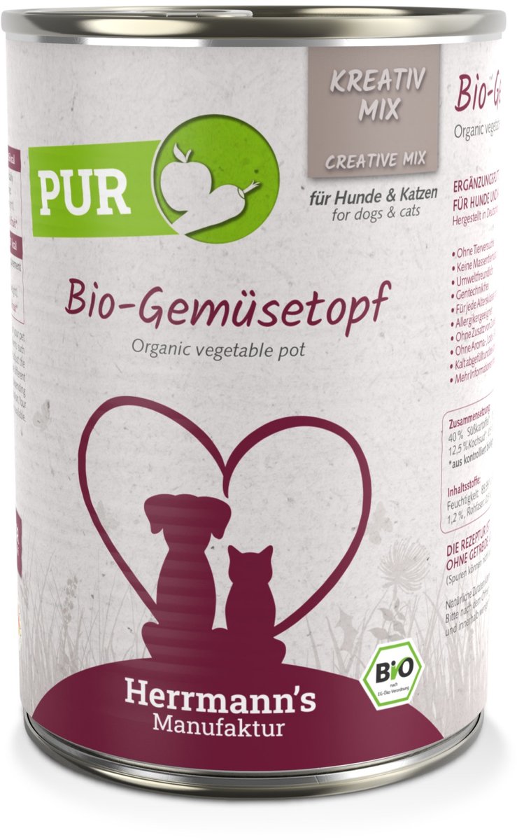 Herrmann’s Herrmann's Bio Creative Groenten met bessen 400 gr. - per 6 stuks