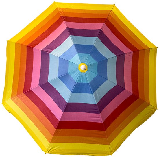 Strandparasol rainbow 180 cm