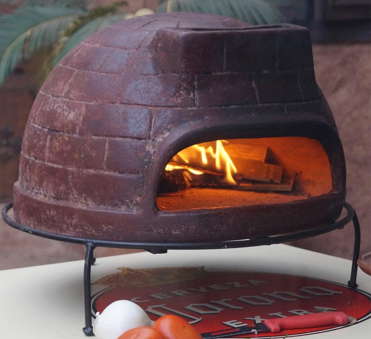 Solyyo Houtgestookte Stenen Pizza oven 52CM