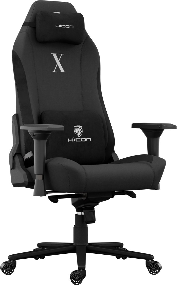 HICON® APEX Serie - Velocity Bureaustoel Stof – Ergonomische Bureaustoel voor Volwassenen met Luxe Stof voor Comfort en Ondersteuning - Antraciet