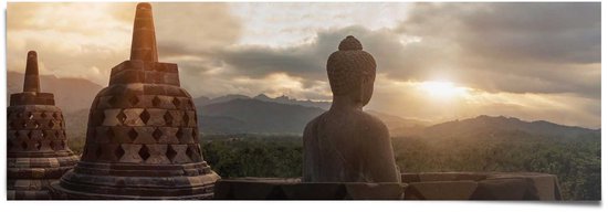 Reinders Poster Borobudur - 53x158cm - Papier - REINDERS
