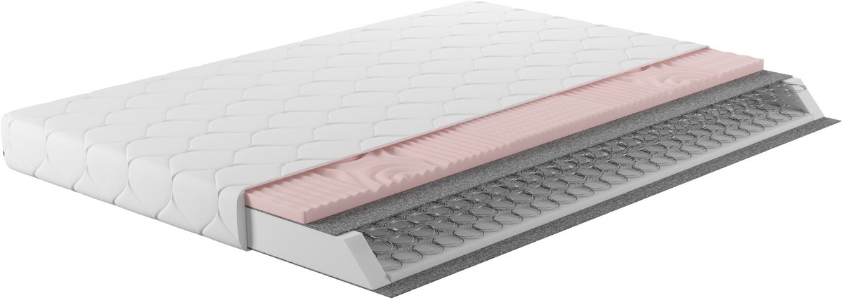Meubella - Matras Antony - Bonellvering met massageschuim - 160x200 cm