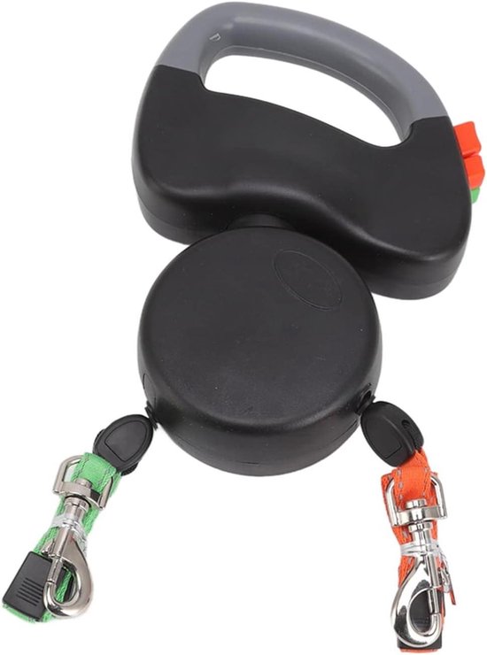 Pitt & Co.® Dubbele Honden Riem voor 2 Honden 3 Meter tot 20kg Verstelbaar