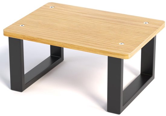 Dubbele versterkte waterdichte houten kruk voor badkamer multifunctionele volwassen douchekruk voor binnen douchen (walnoot 35 x 28 x 42 cm