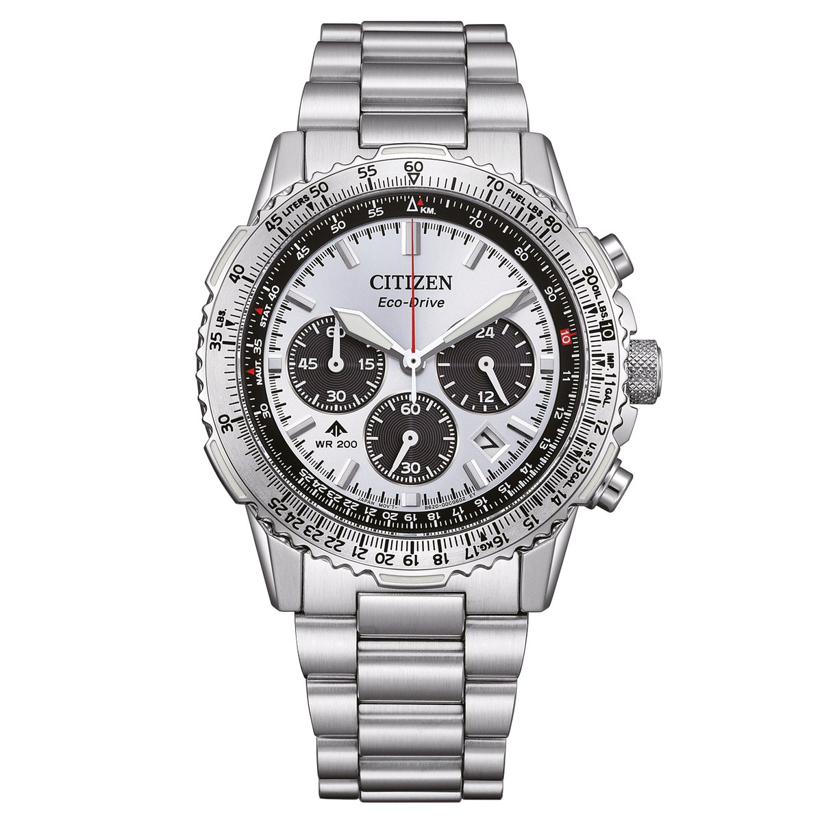 Citizen Promaster Sky Navihawk CA4660-61A Horloge - Staal - Zilverkleurig - Ø 40 mm