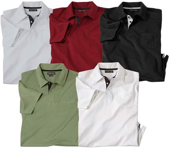 ATLAS FOR MEN - polo's - Heren - Verkrijgbaar in grote maten
