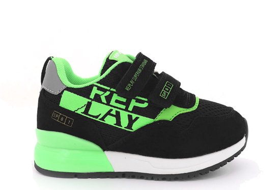 Replay - Shoot Kid 6 - Garçons - Baskets - Zwart - Taille 29