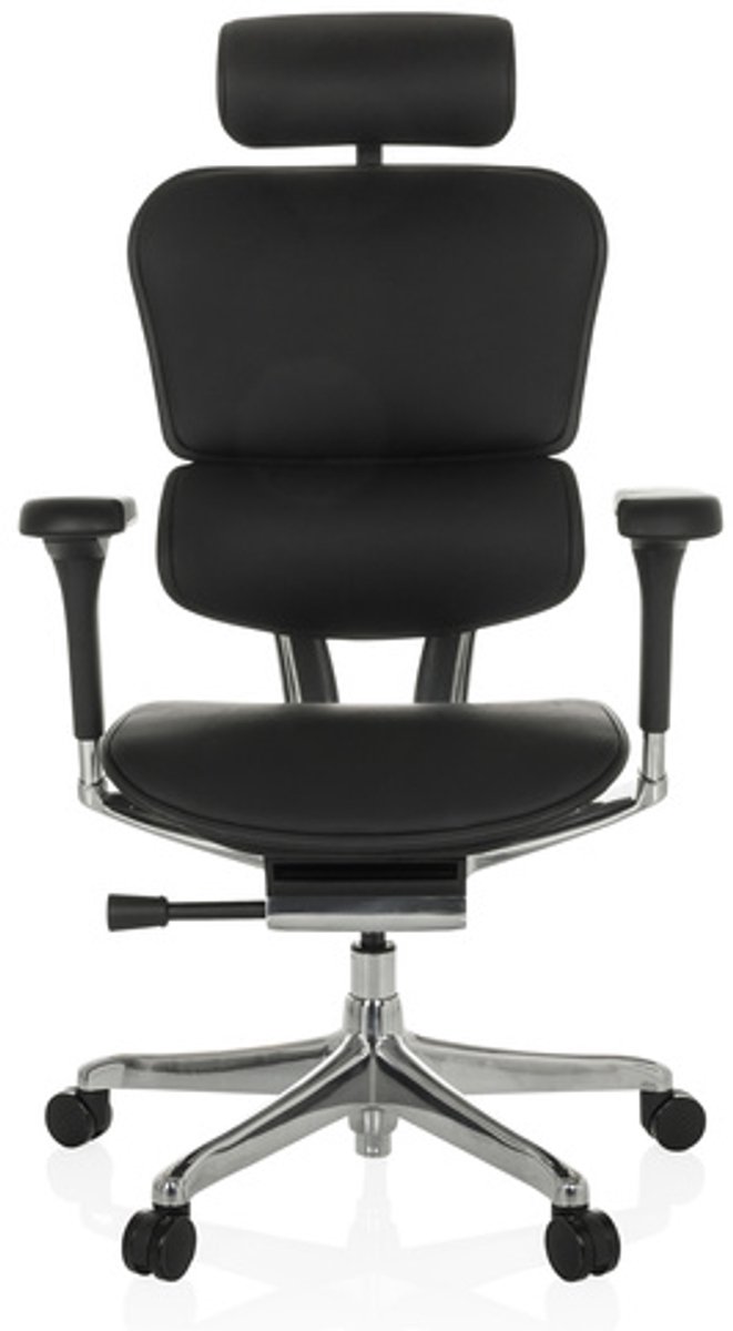 Bureaustoel / Directiestoel ERGOHUMAN GEN2 Leder zwart hjh OFFICE van hjh office