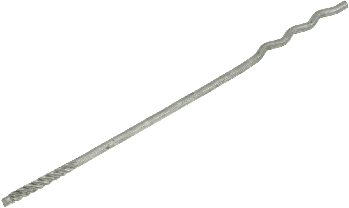 Slagspouwanker - universeel - 190 x 35 x 4.6 mm - verzinkt