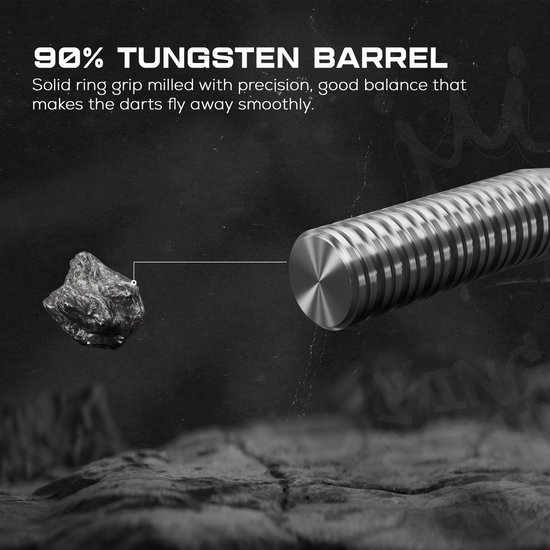 KOTO - Kingcontrol 90% Darts 22G - Zwart - Stevige Ringgrip van Merkloos — afbeelding 5