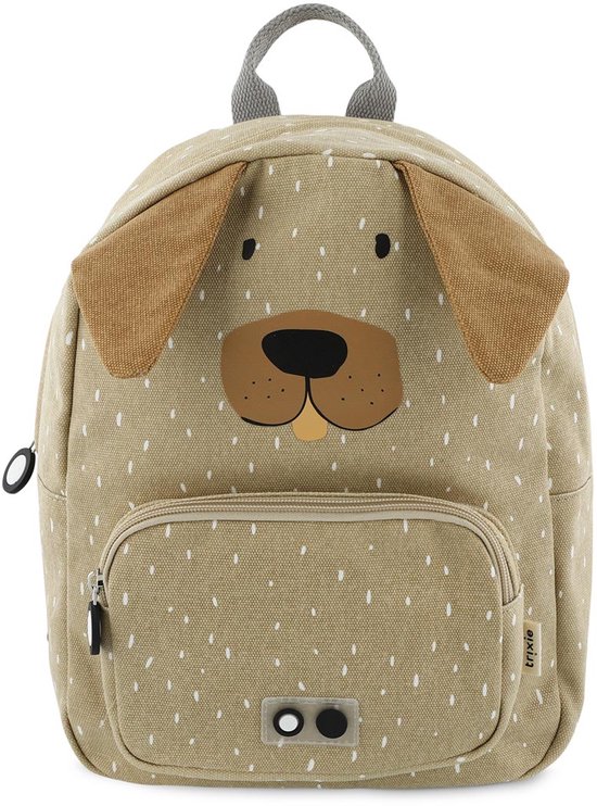 Trixie Rugzak - Mr. Dog - Schooltas Waterafstotend - Boekentas voor Kind - Voor Jongens en Meisjes - Geschikt als Gymtas - beige