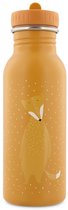 Trixie Drinkfles - Mr. Fox - RVS Waterfles voor kinderen - 500ml - Lekvrije Fles - Oranje - Vos