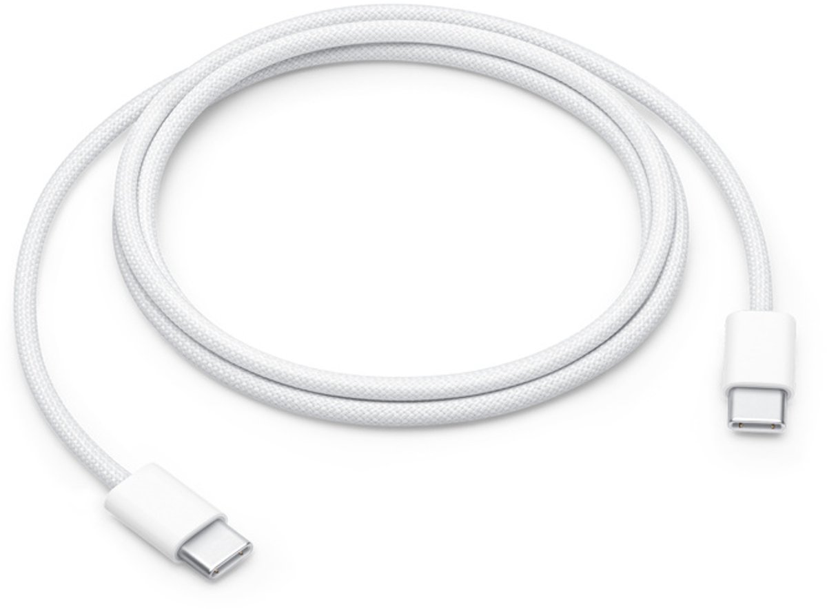 Apple Usb C naar Usb C Kabel 1m Nylon Wit