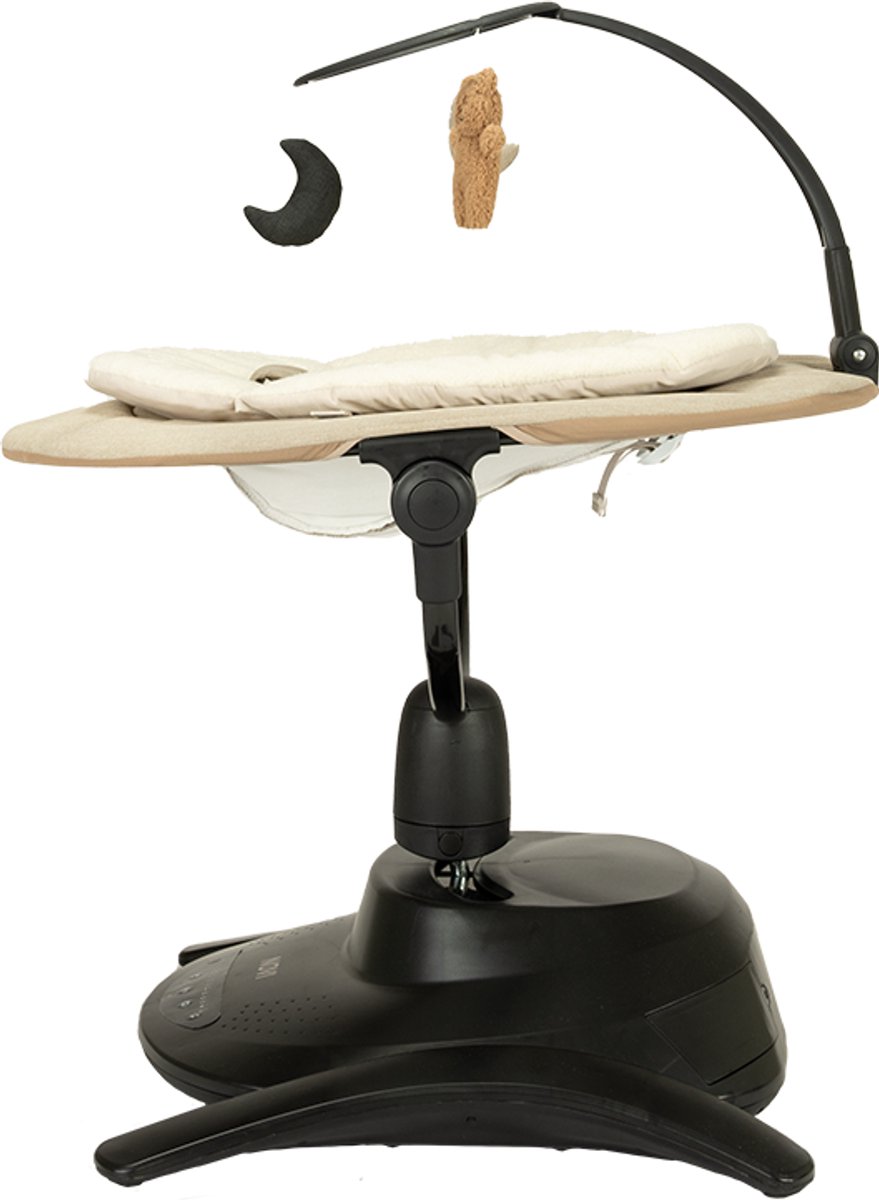 Novi at Home Stardust 2-in-1 Babyswing en Wieg - Sand Melange thumbnail 5