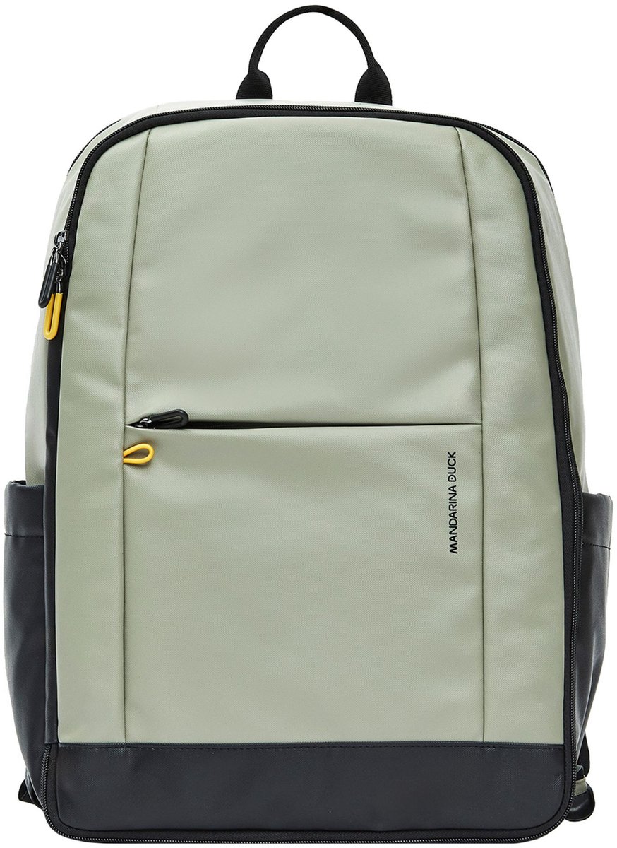 MANDARINA DUCK Laptop rugzak Rugzak met laptopvak Eco Coated Backpack Mud Grijs