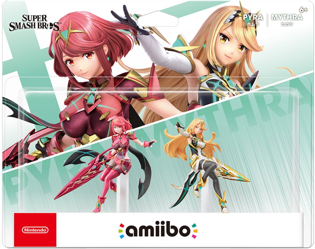 Amiibo Super Smash Bros. - Nintendo Switch - Pyra & Mythra 2-in-1