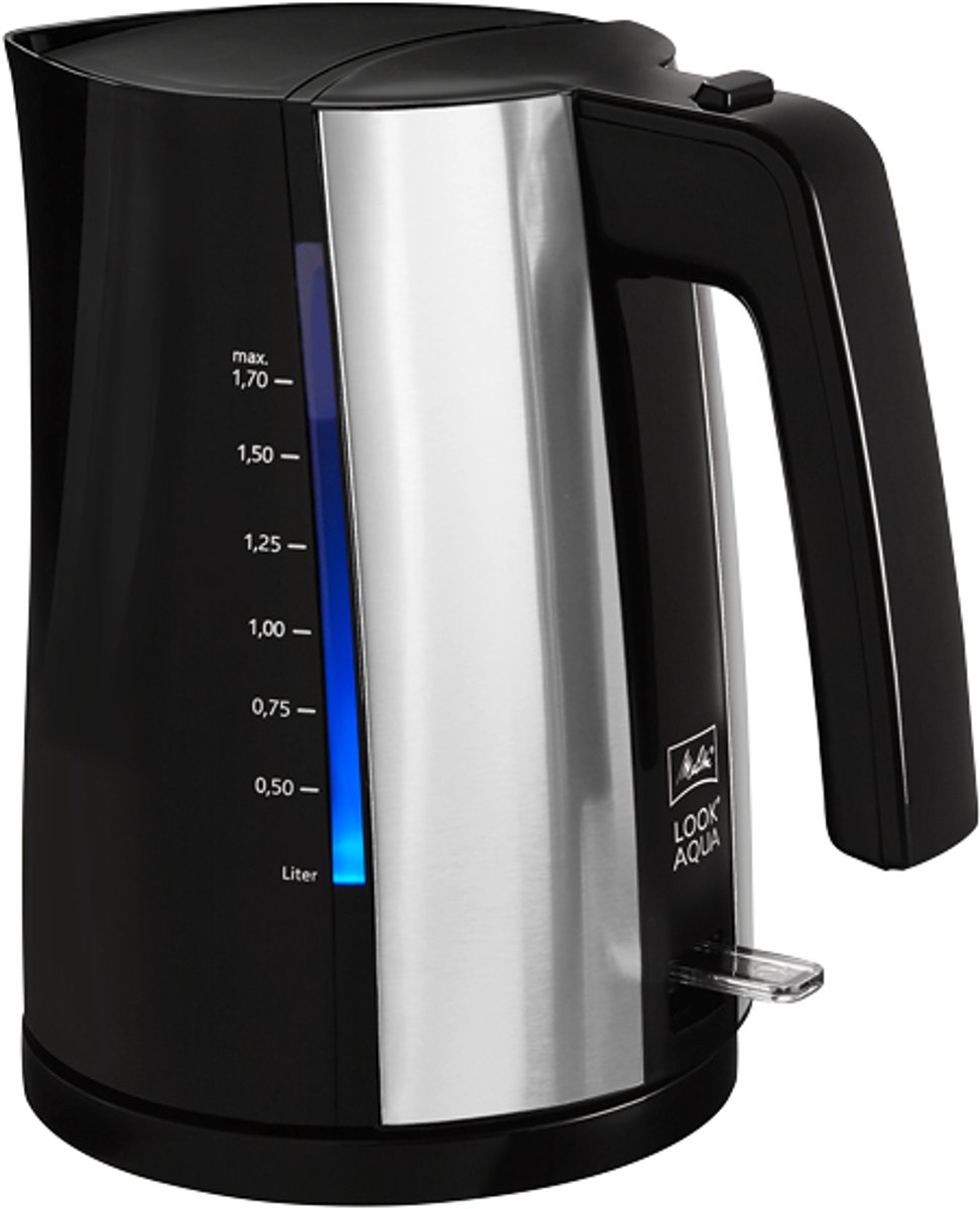 Melitta Look Aqua Waterkoker 1.7L 2400W Zwart
