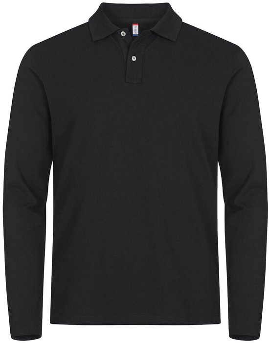 Polo Clique Stretch Premium à S 028262 - Zwart - XS