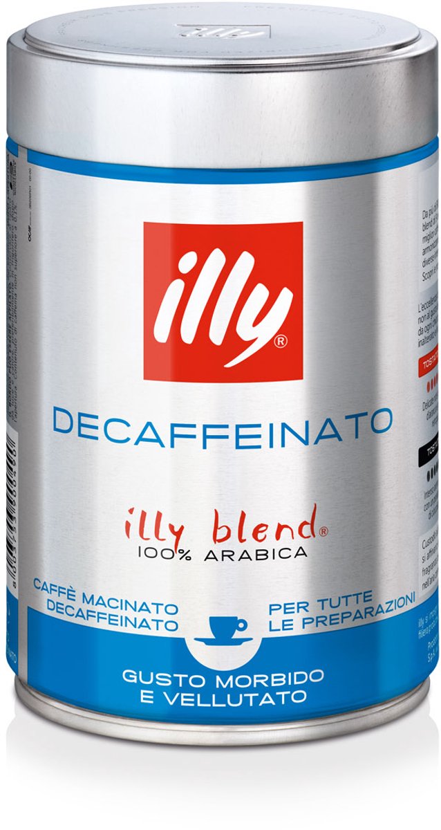 Illy Decaffeinato - gemalen koffie - 250 gram thumbnail 3