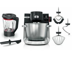 Bosch Serie 6 MUMS6ZS17 keukenmachine 1600 W 5,5 l Zwart, Roestvrijstaal