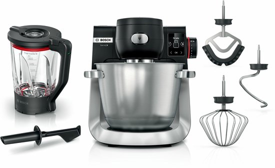 Bosch Serie 6 MUMS6ZS17 keukenmachine 1600 W 5,5 l Zwart, Roestvrijstaal