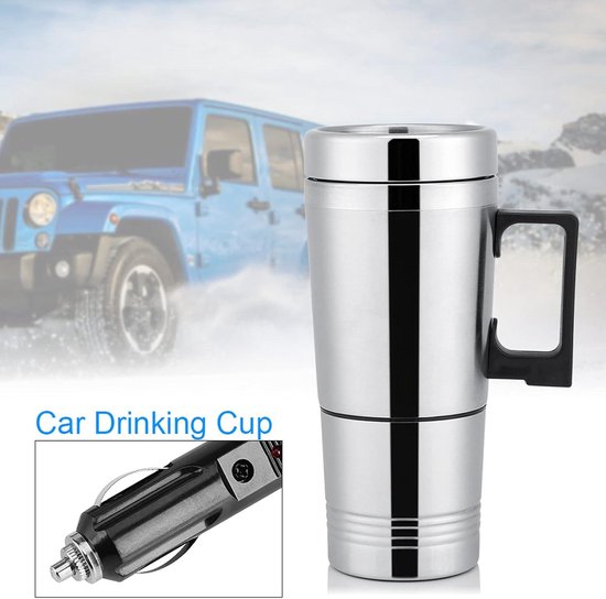 650 Ml Auto-waterkoker, 12 V Roestvrijstalen Reiswaterkoker Elektrische Auto Sigarettaansteker