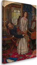 William Holman Hunt - The Awakening Conscience - Het ontwakende geweten (1853) - 3:2