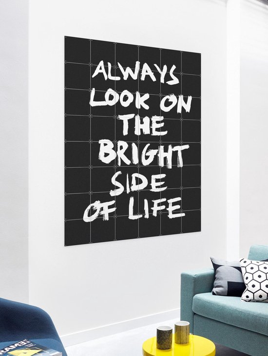 IXXI Always regarder du bon côté de la Life - Décoration murale - Abstrait - 60 x 80 cm