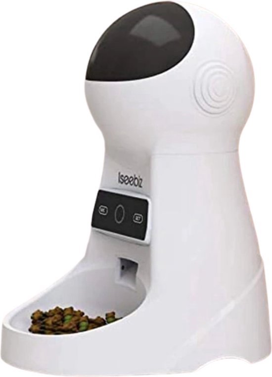 Happiq Bolt Edge Automatische Voerbak voor Katten - Wit