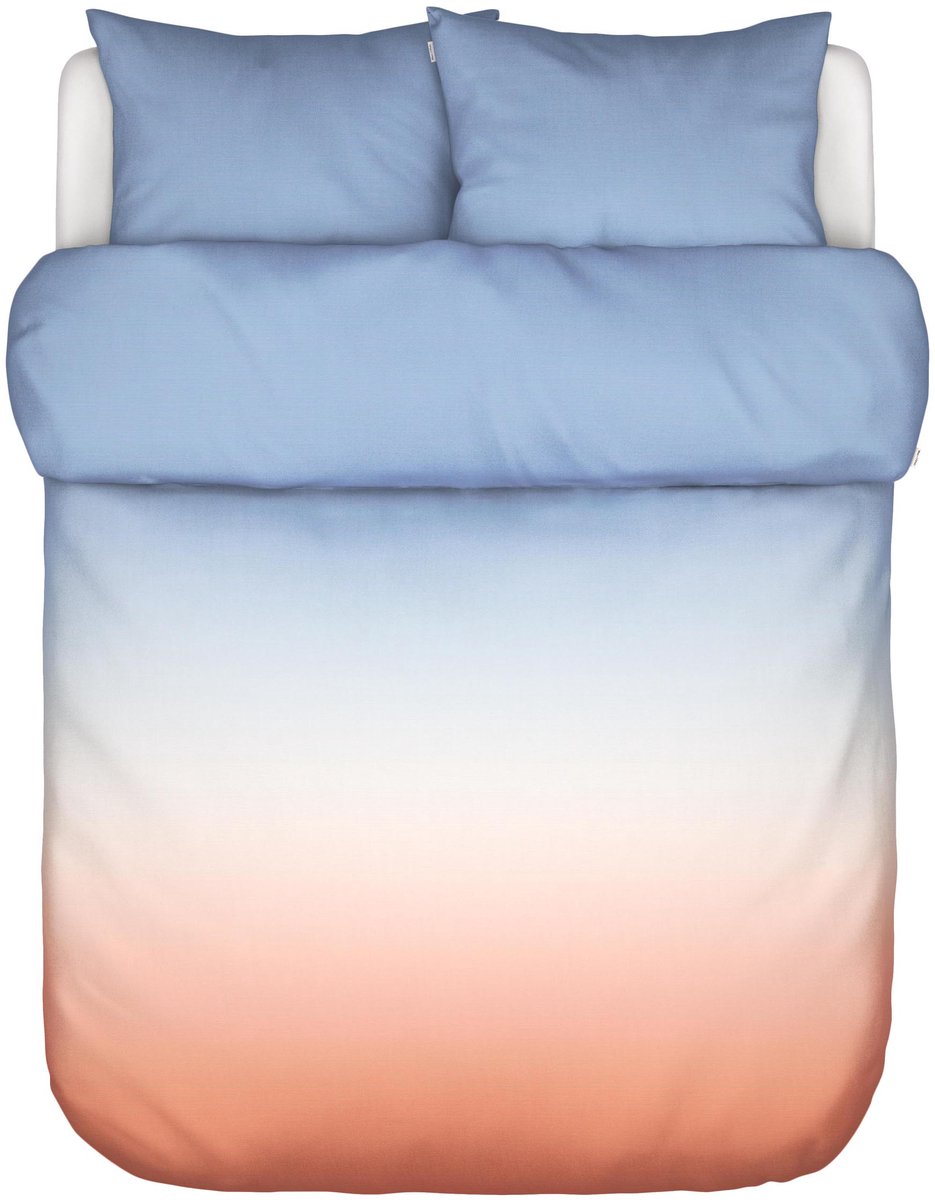 Marc O'Polo Jorn Dekbedovertrek Biologisch Katoensatijn Denim blue - Lits-Jumeaux - 240x200/220 cm