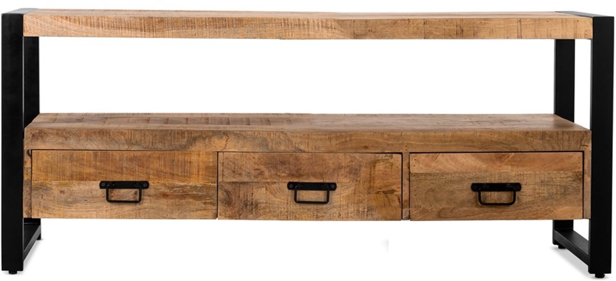 Benoa TV-Meubel Britt mangohout metaal 150 cm - naturel | Meubelplaats